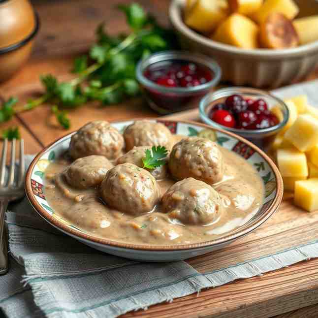 Finnish Meatballs & Ruskea Kastike